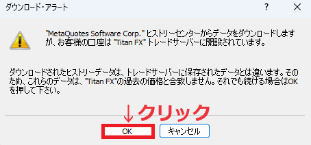 TitanFX MT4ヒストリカルデータ12