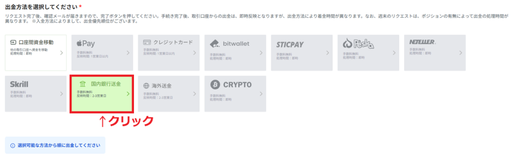 TitanFX出金方法2