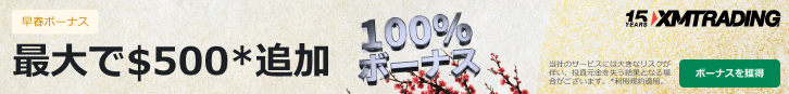 早春100％ボーナスキャンペーン