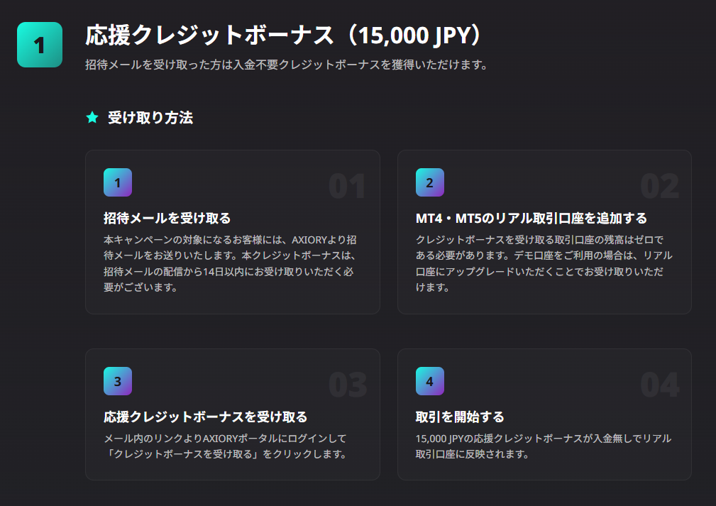 リアル取引スターターパック1